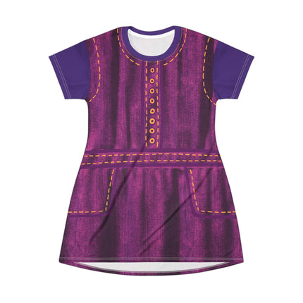 Barbie Dolly Overall T-Shirt Dress - Purple