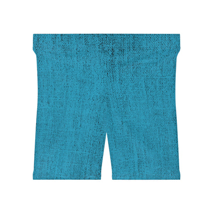 Women's Comfortable Shorts - Blue Jeans Texture