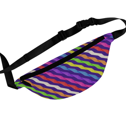 Rainbow Lines Patterns Fanny Pack