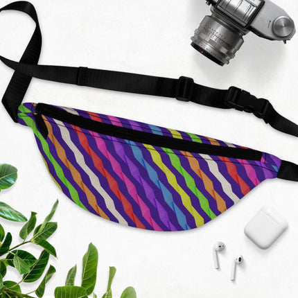 Rainbow Lines Patterns Fanny Pack