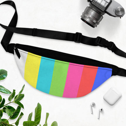 TV Rainbow Pattern Fanny Pack