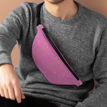 Pink Colorful Sprinkles Patterns Fanny Pack