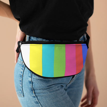 TV Rainbow Pattern Fanny Pack