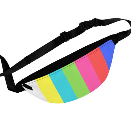 TV Rainbow Pattern Fanny Pack