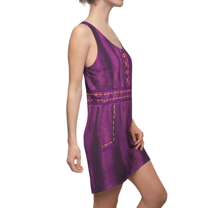 Barbie Dolly Overall Sleeveless Dress - Purple