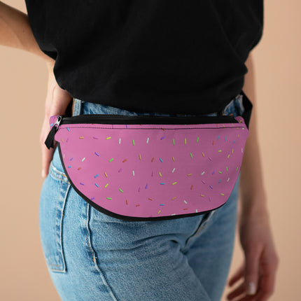 Pink Colorful Sprinkles Patterns Fanny Pack