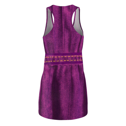 Barbie Dolly Overall Sleeveless Dress - Purple