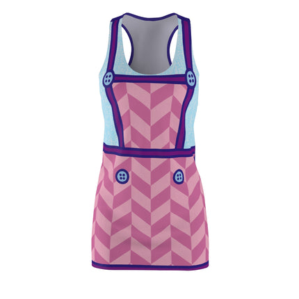 Minnie Magic Overall Sleeveless Dress - Pink, Purple & Blue