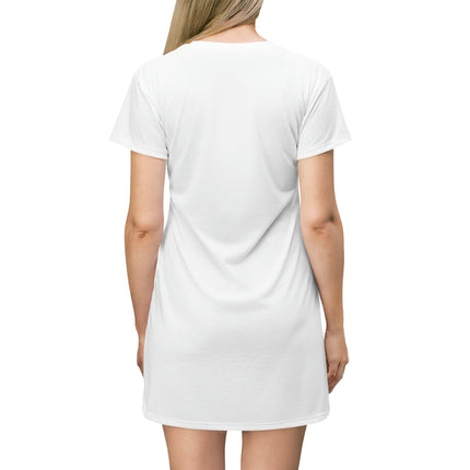 Young Forever T-Shirt Dress - White