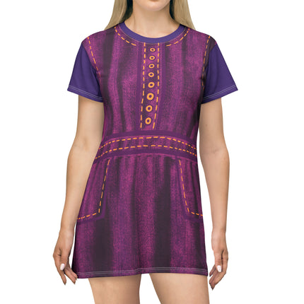 Barbie Dolly Overall T-Shirt Dress - Purple