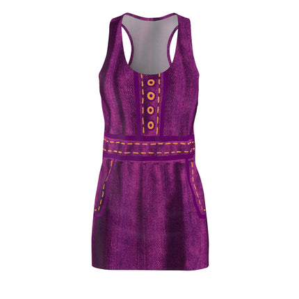 Barbie Dolly Overall Sleeveless Dress - Purple